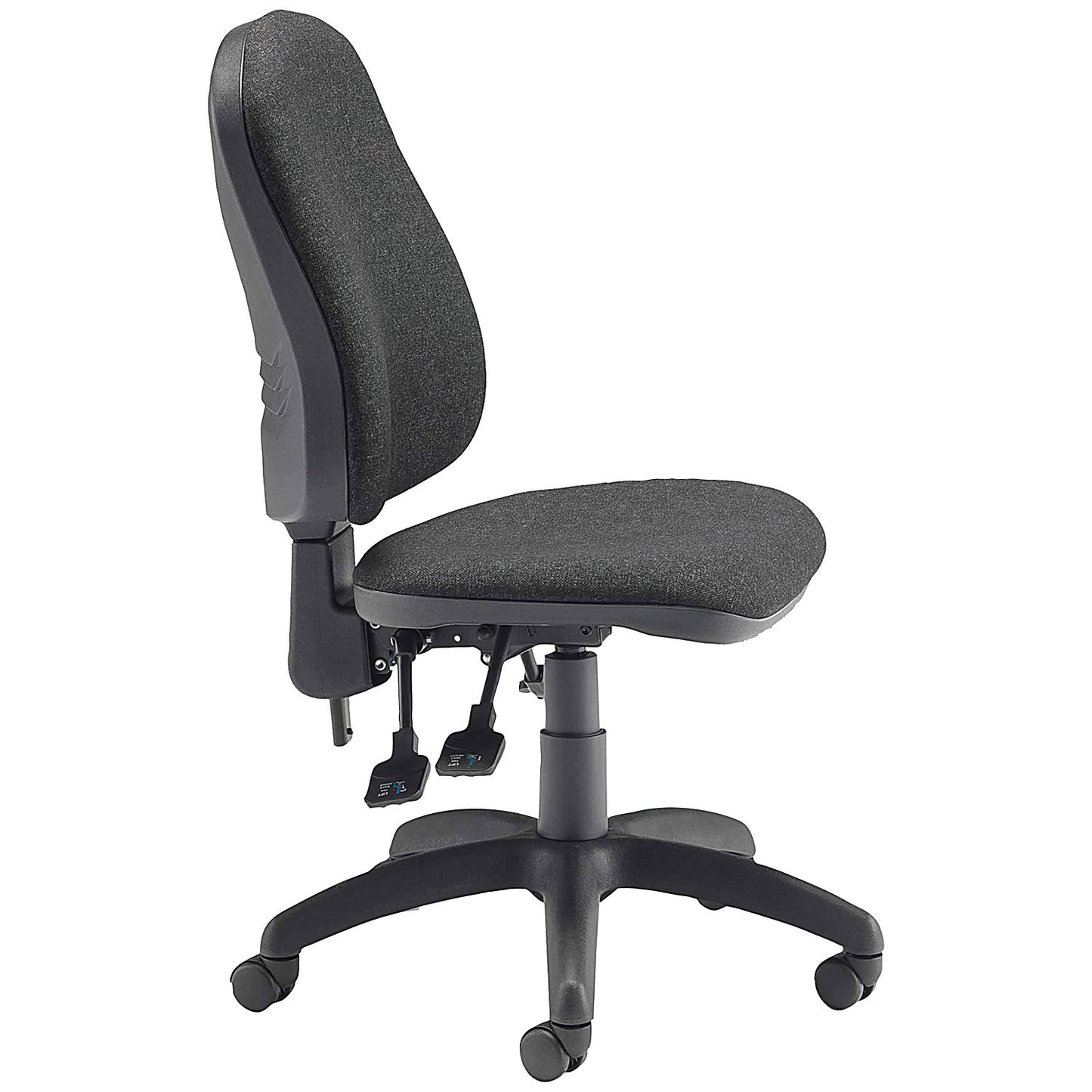 Jemini Teme Deluxe High Back Operator Chair, Charcoal