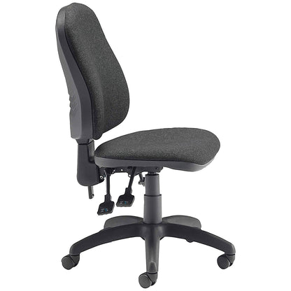 Jemini Teme Deluxe High Back Operator Chair, Charcoal