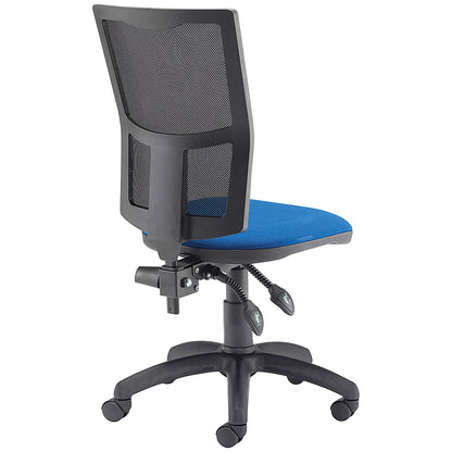 Jemini Medway High Mesh Back Operators Chair, Blue