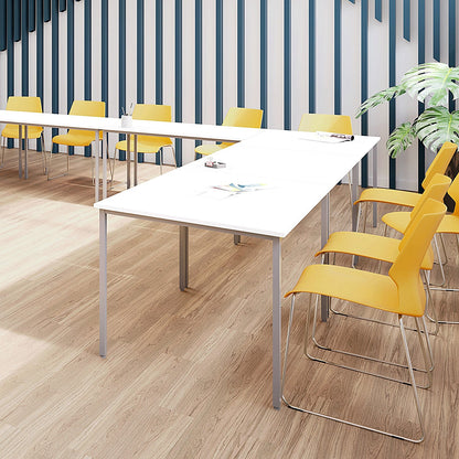Jemini Semi Circular Multipurpose Table, 1600x800mm, Oak