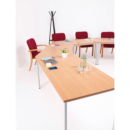 Jemini Rectangular Table, 1200x800mm, Beech Easy2Order : KF74401