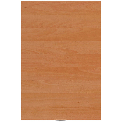 First 3 Drawer Desk High Pedestal, 600mm Deep, Beech