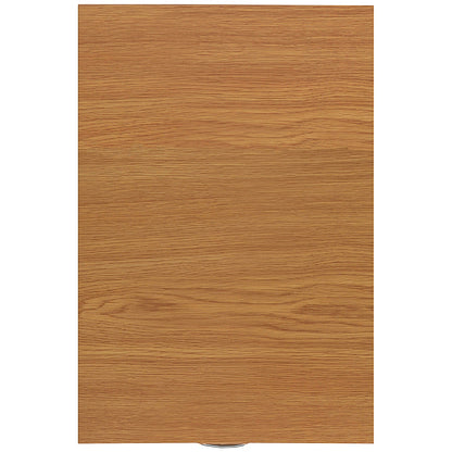First 3 Drawer Desk High Pedestal, 600mm Deep, Oak