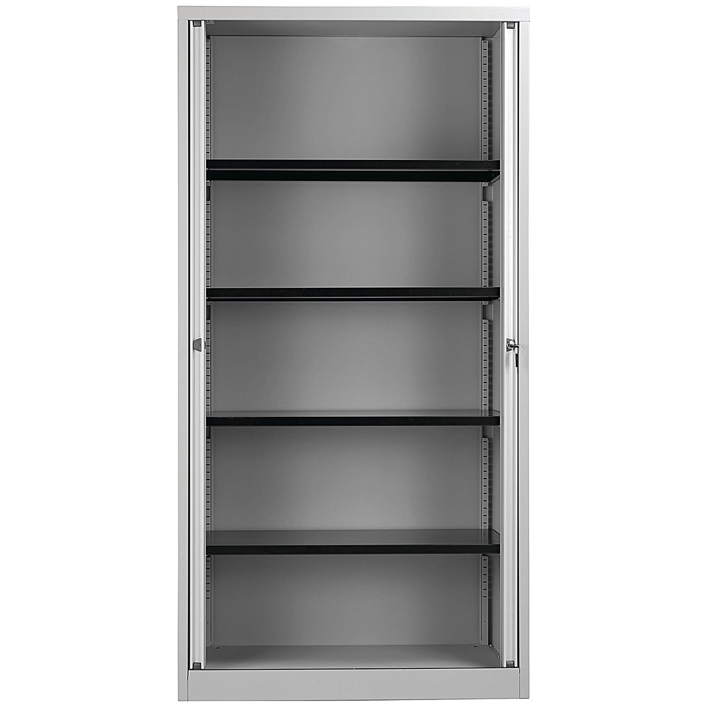 Jemini Tall Tambour Unit, Supplied Empty, 1000x475x1970mm, Grey