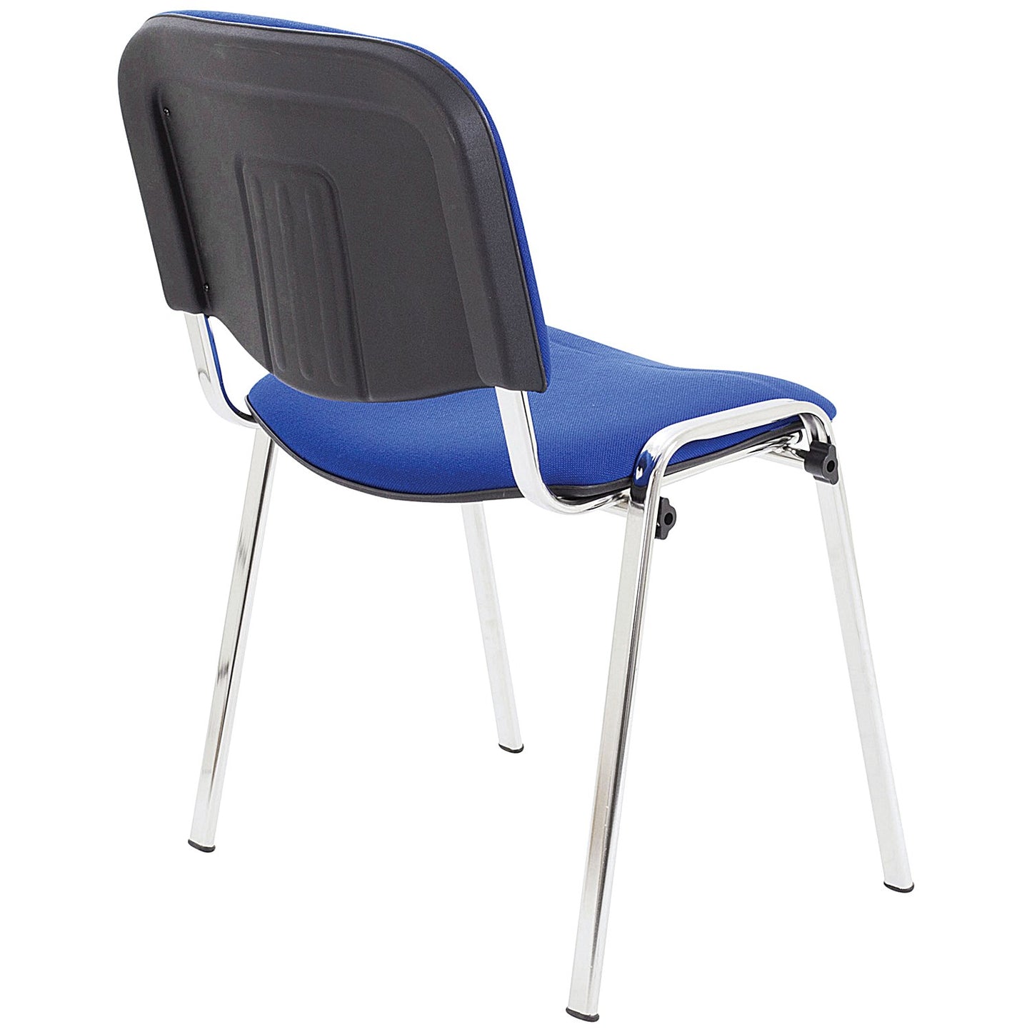First Ultra Multipurpose Chrome Frame Stacking Chair, Blue