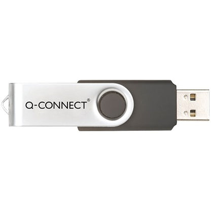 Q-Connect USB 2.0 Swivel Flash Drive, 32Gb