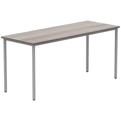 Polaris Rectangular Multipurpose Table, 1600x600mm, Grey Oak