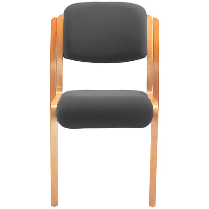 Jemini Wood Frame Chair, Charcoal