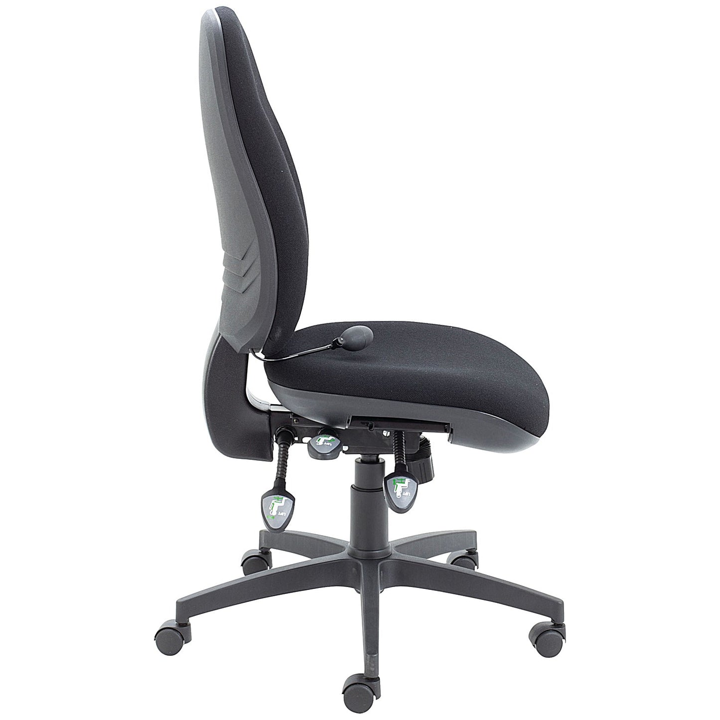 Arista High Back Ergonomic Task Chair, Black