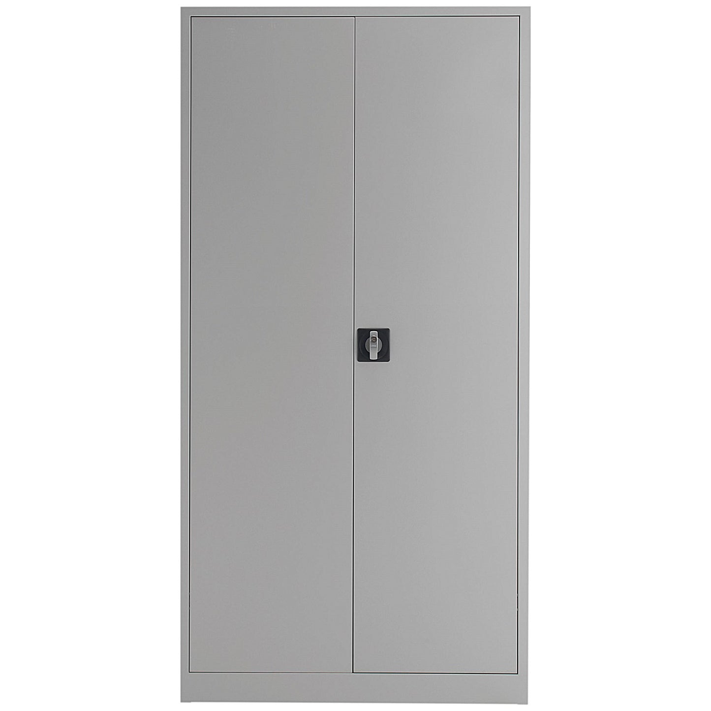 Talos Tall Steel Stationery Cupboard, 4 Shelves, 1790mm High, Grey
