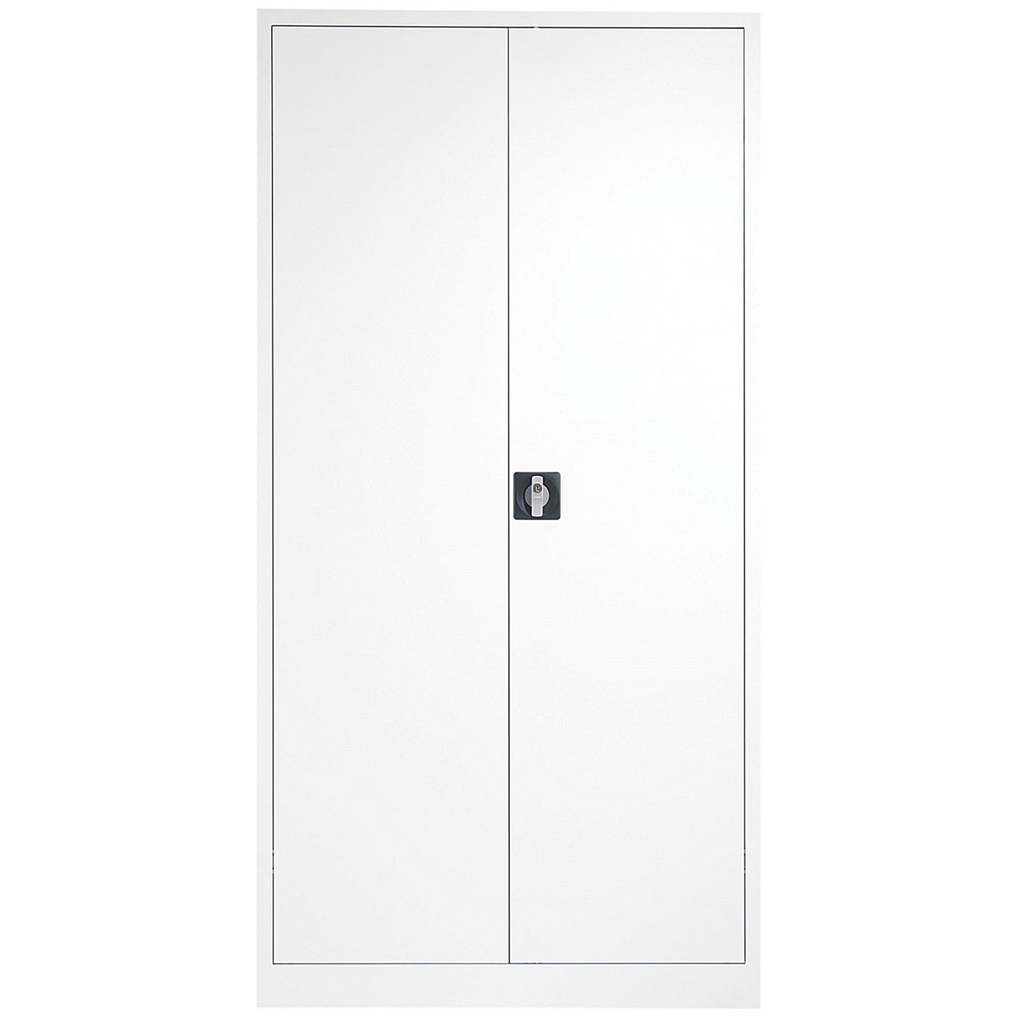 Talos Tall Steel Stationery Cupboard, 4 Shelves, 1790mm High, White