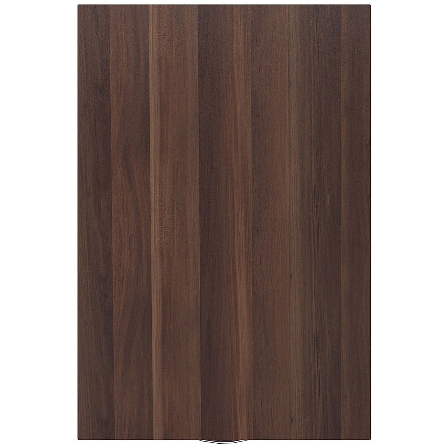 Jemini 3 Drawer Desk High Pedestal, 600mm Deep, Walnut