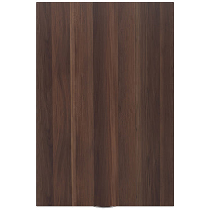 Jemini 3 Drawer Desk High Pedestal, 600mm Deep, Walnut