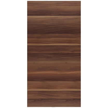 Jemini 3 Drawer Desk High Pedestal, 800mm Deep, Walnut
