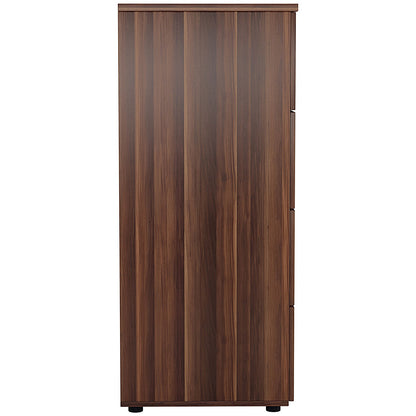 Jemini Foolscap Filing Cabinet, 4 Drawer, Walnut
