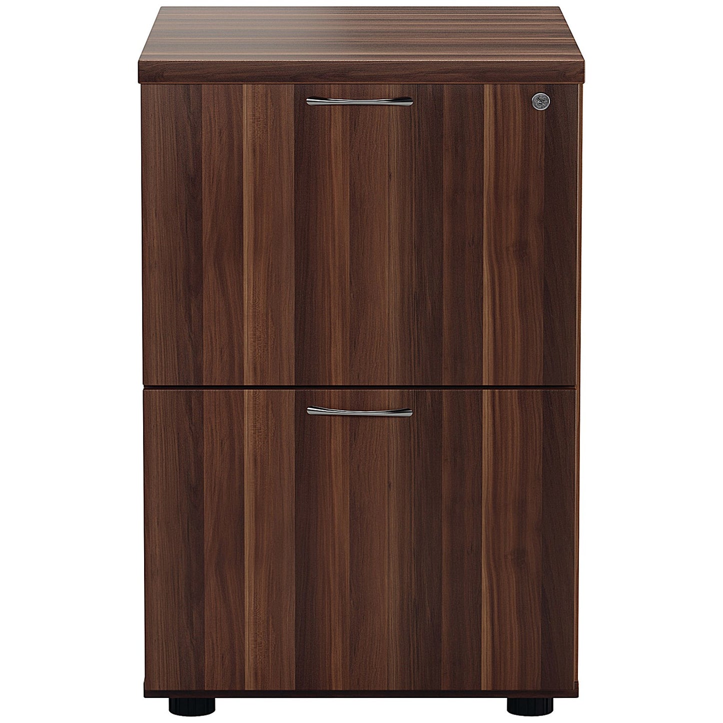 Jemini Foolscap Filing Cabinet, 2 Drawer, Walnut
