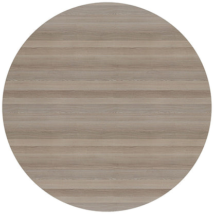 Jemini Round Meeting Table, 1100mm Wide, Grey Oak Easy2Order : KF78959