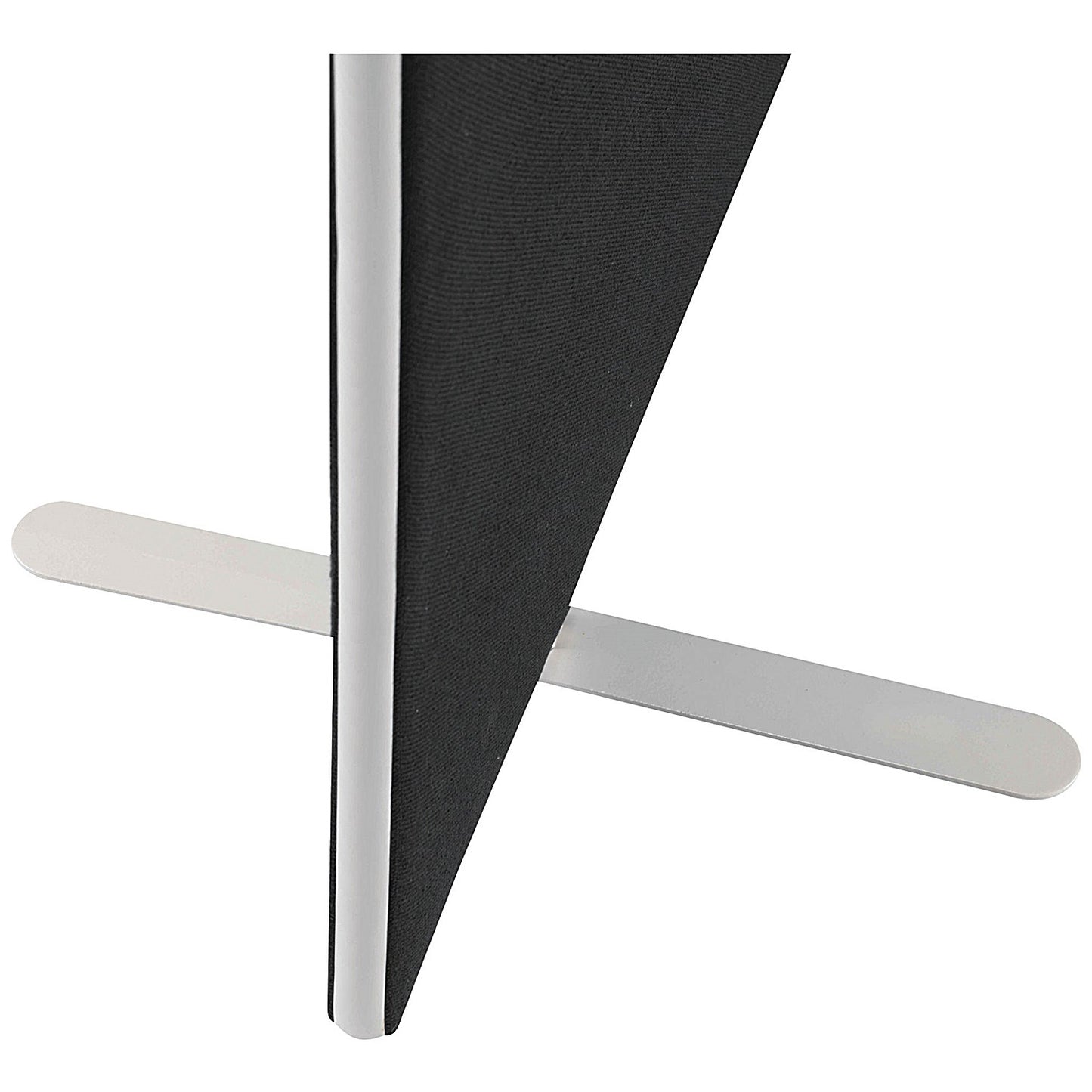 Jemini Floor Standing Screen, 1600x1600mm, Black
