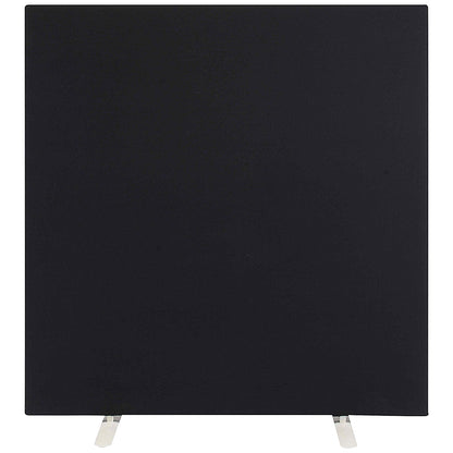 Jemini Floor Standing Screen, 1600x1800mm, Black