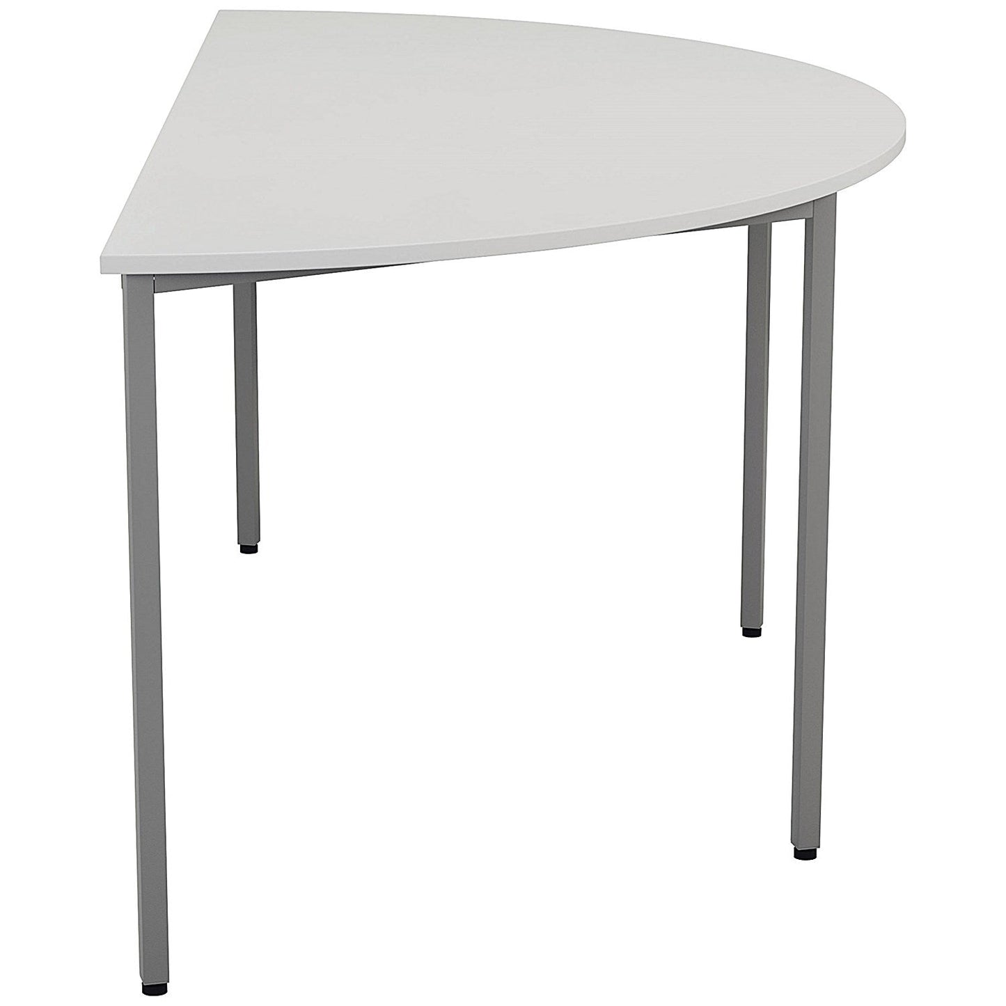 Jemini Semi Circular Multipurpose Table, 1600x800mm, White