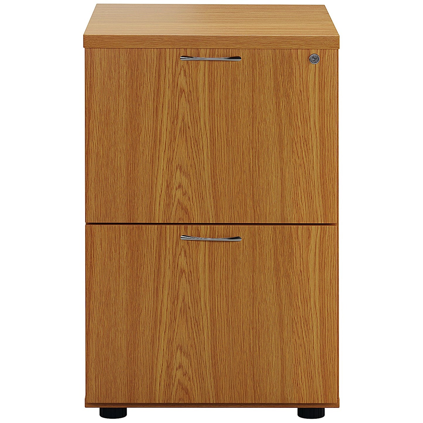 First Foolscap Filing Cabinet, 2 Drawer, Oak
