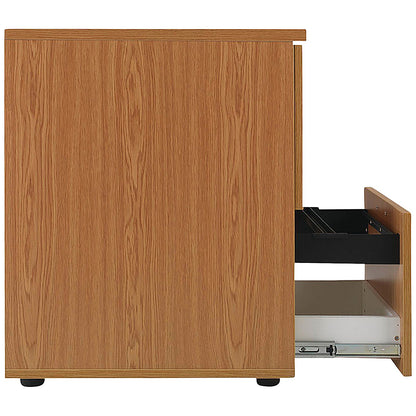 First Foolscap Filing Cabinet, 2 Drawer, Oak