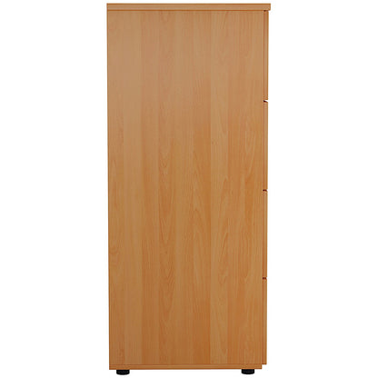 First Foolscap Filing Cabinet, 4 Drawer, Beech