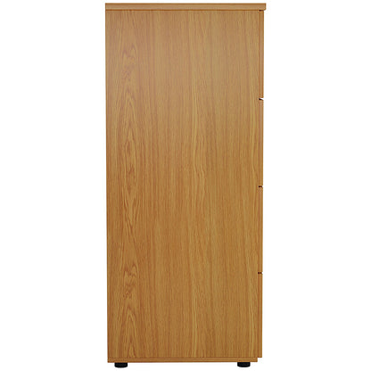 First Foolscap Filing Cabinet, 4 Drawer, Oak