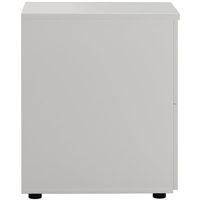First Foolscap Filing Cabinet, 2 Drawer, White
