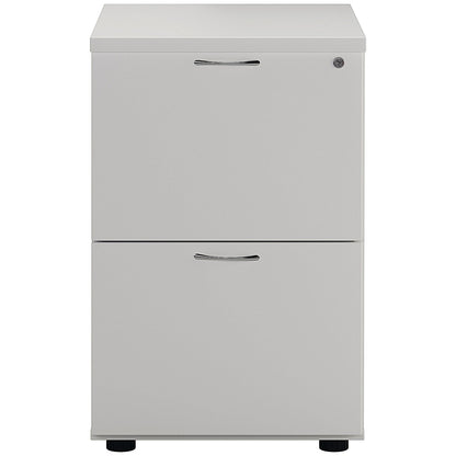 First Foolscap Filing Cabinet, 2 Drawer, White