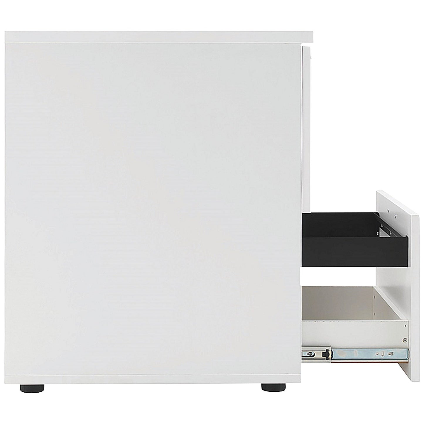 First Foolscap Filing Cabinet, 2 Drawer, White