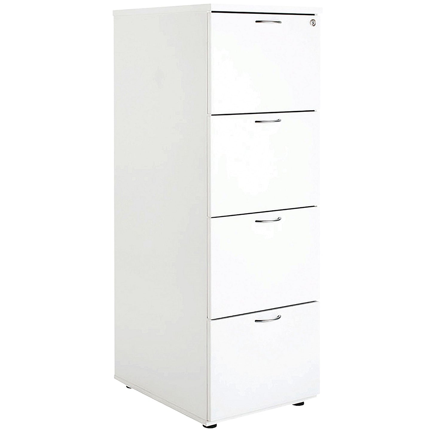 First Foolscap Filing Cabinet, 4 Drawer, White