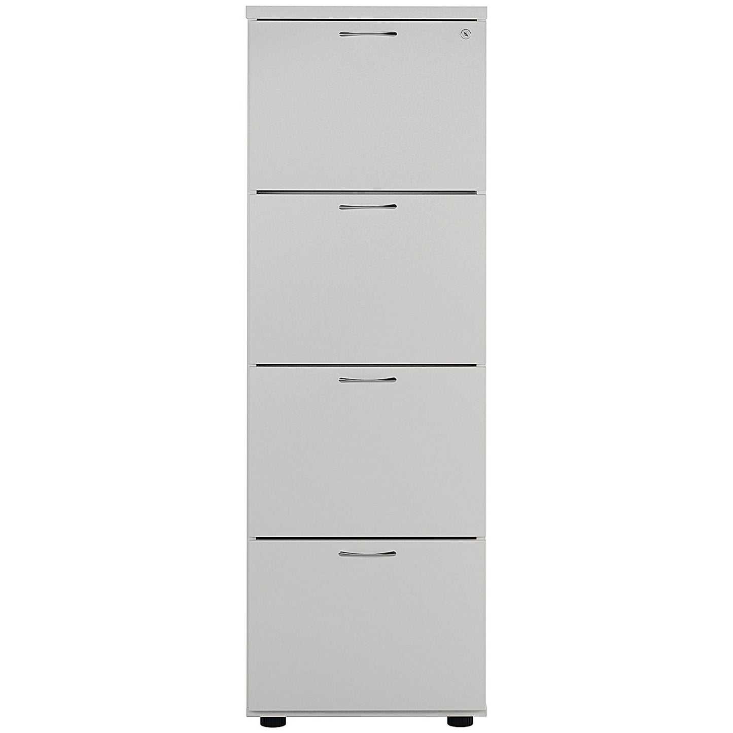 First Foolscap Filing Cabinet, 4 Drawer, White