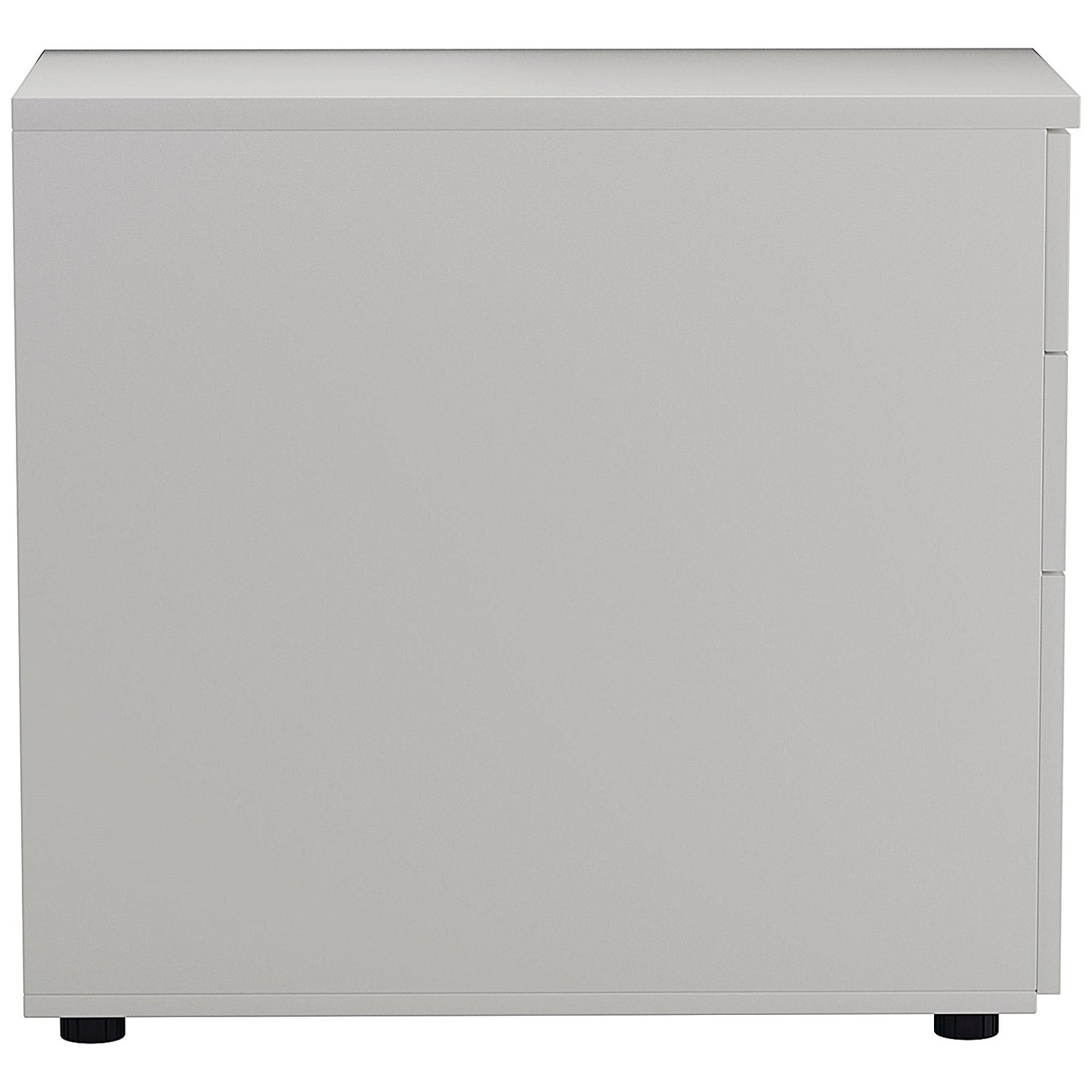 First 3 Drawer Desk High Pedestal, 800mm Deep, White