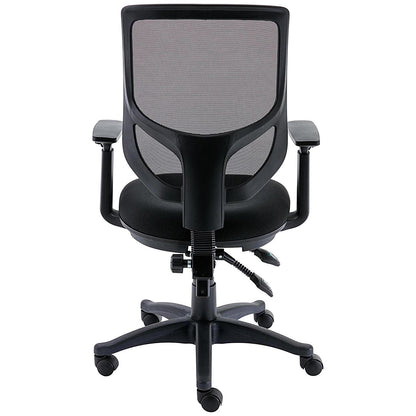 Astin Nesta Mesh Back Operator Chair with Adjustable Arms, Black