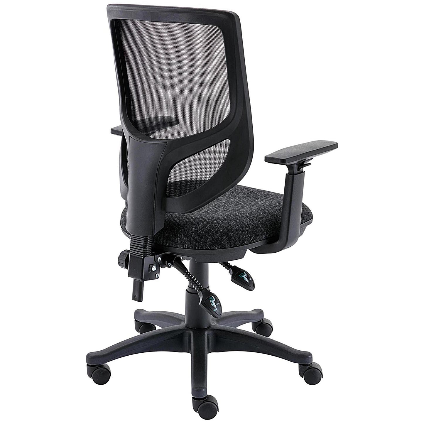 Astin Nesta Mesh Back Operator Chair with Adjustable Arms, Charcoal