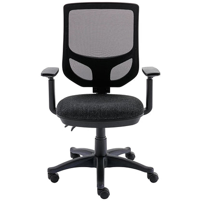 Astin Nesta Mesh Back Operator Chair with Adjustable Arms, Charcoal