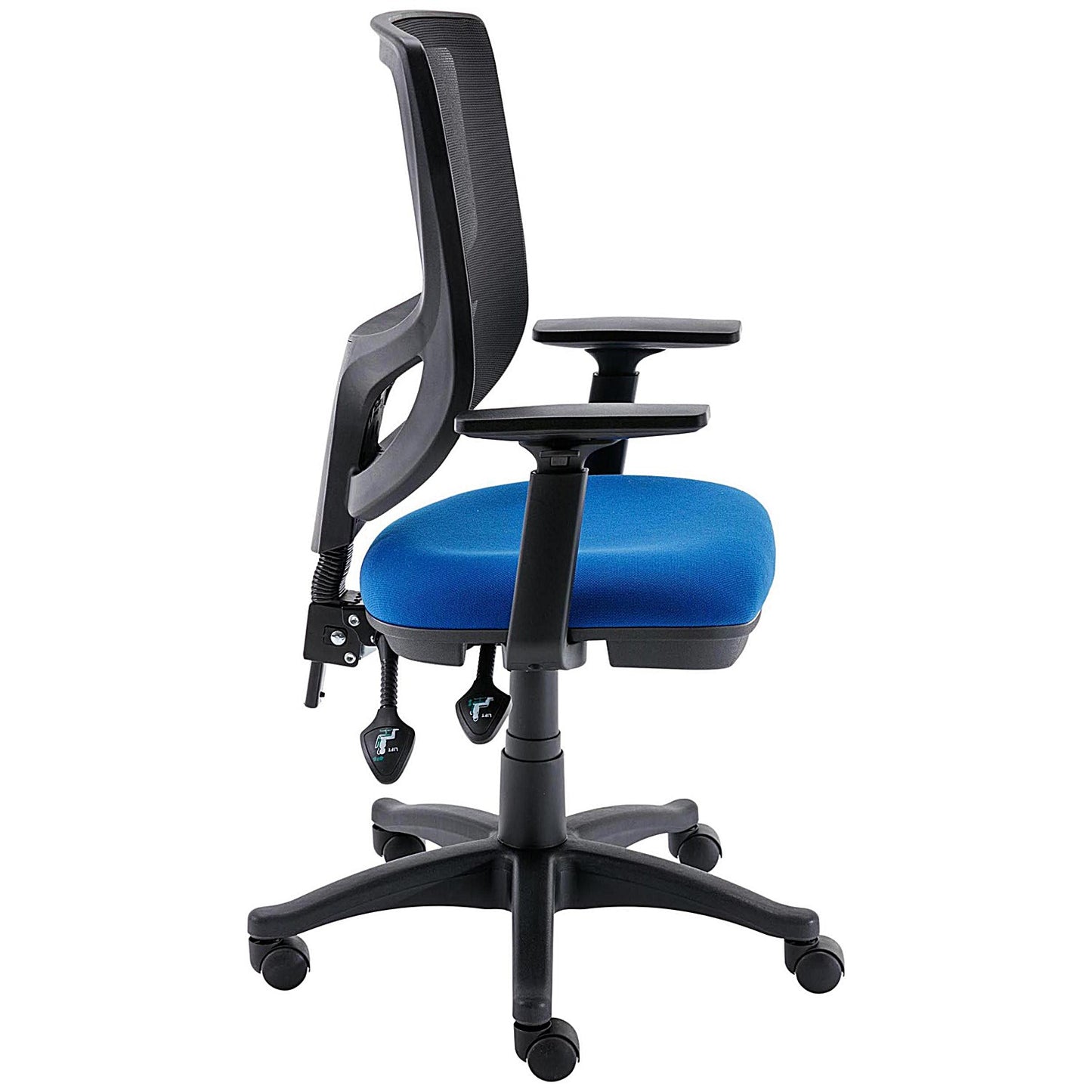 Astin Nesta Mesh Back Operator Chair with Fixed Arms, Blue