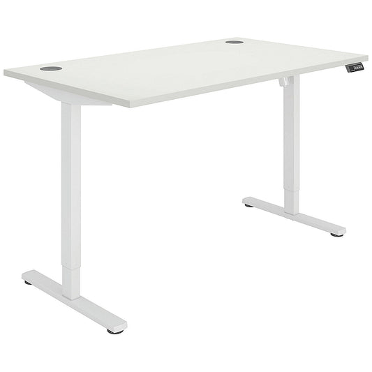 Polaris Single Motor Sit-Stand Desk, White Leg, 1400mm, White Top Easy2Order : KF800096