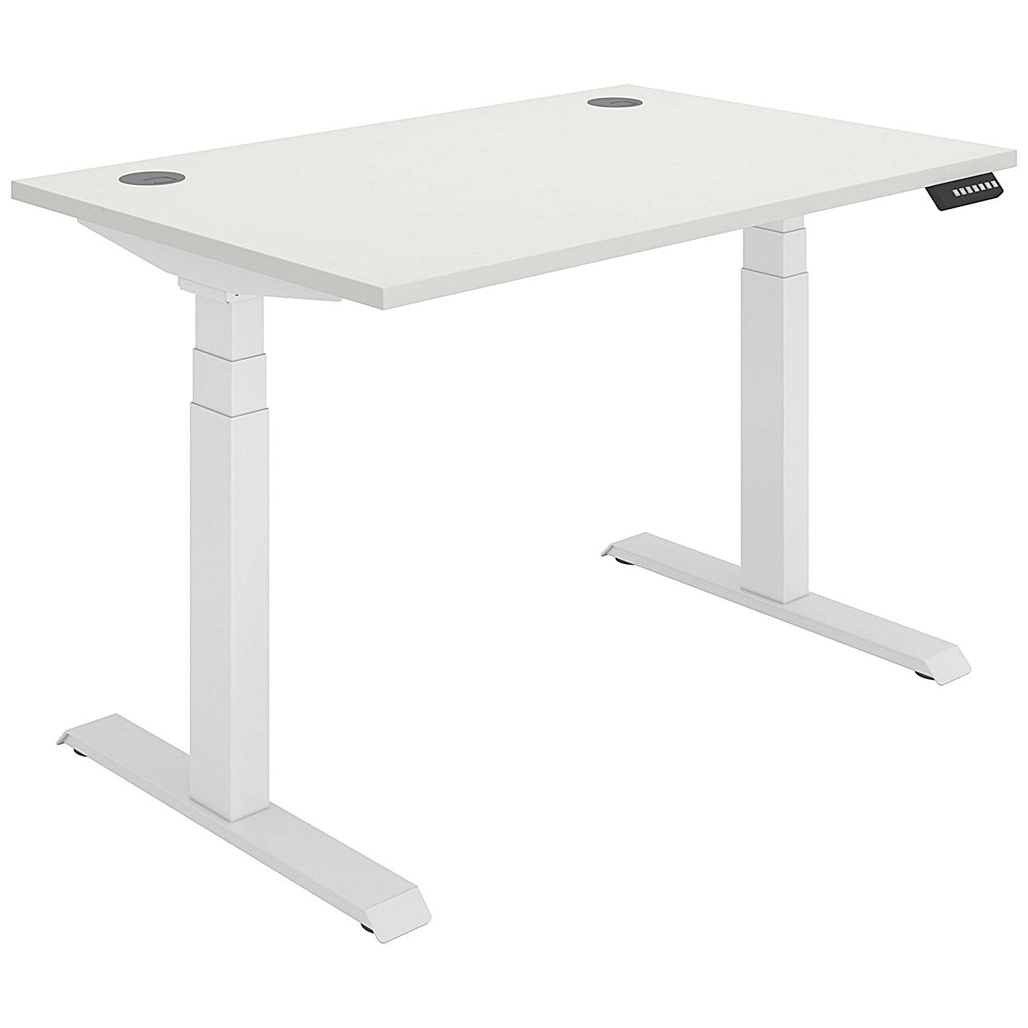 Polaris Dual Motor Sit-Stand Desk, White Leg, 1200mm, White Top Easy2Order : KF800109