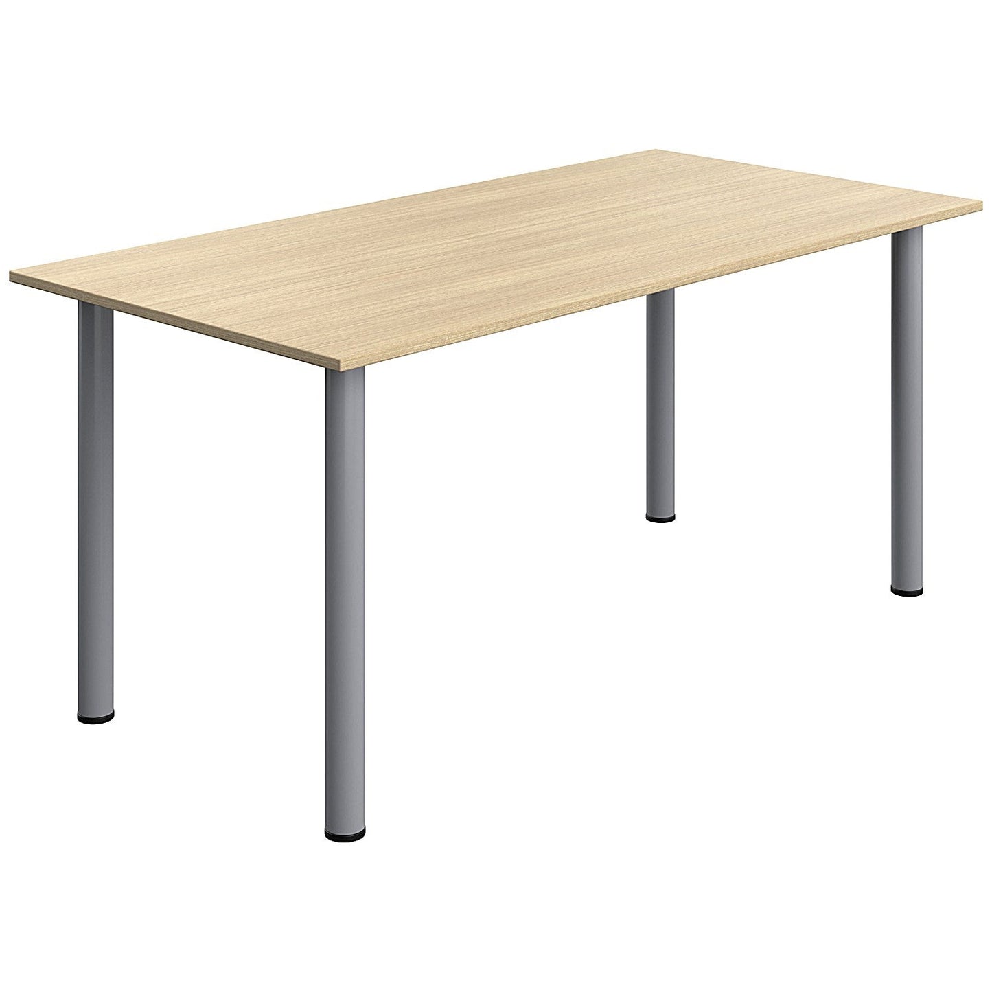 Serrion Pole Leg Rectangular Table, 1600x800mm, Oak Easy2Order : KF800260