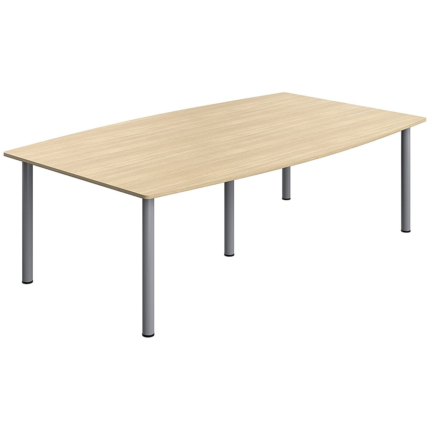 Serrion Pole Leg Barrel Shaped Table, 2400x1200mm, Oak Easy2Order : KF800263