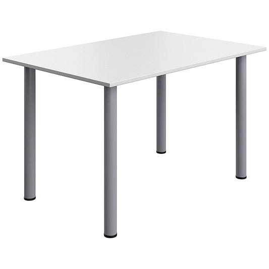 Serrion Pole Leg Rectangular Table, 1200x800mm, White Easy2Order : KF800281