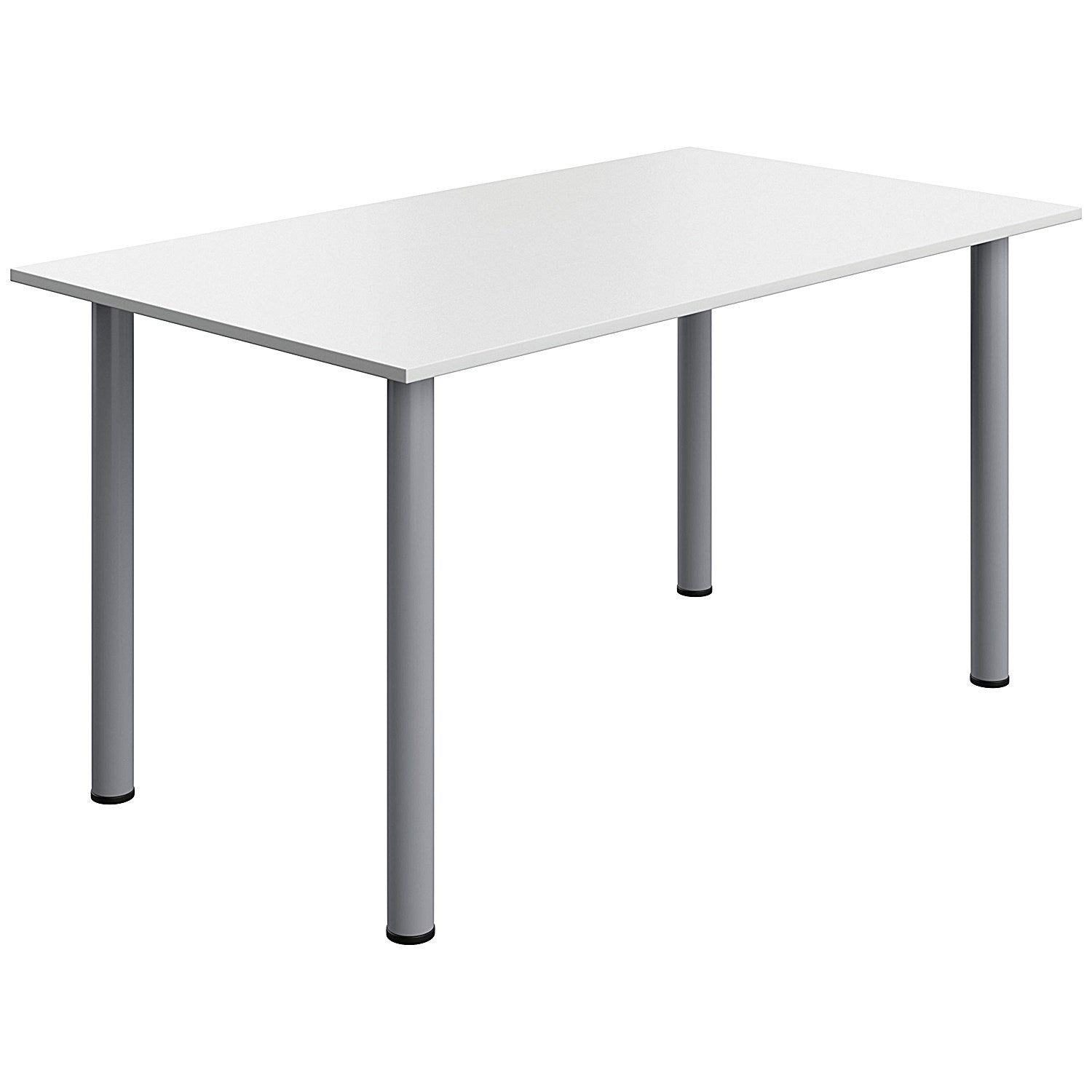Serrion Pole Leg Rectangular Table, 1400x800mm, White Easy2Order : KF800282