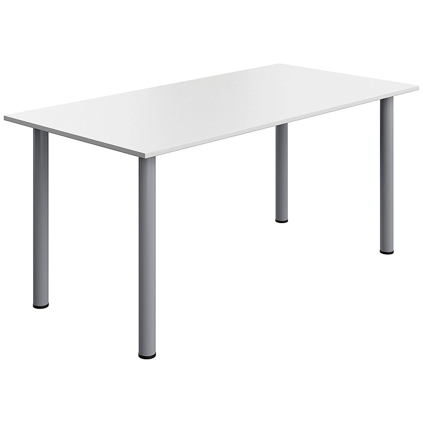 Serrion Pole Leg Rectangular Table, 1600x800mm, White Easy2Order : KF800283