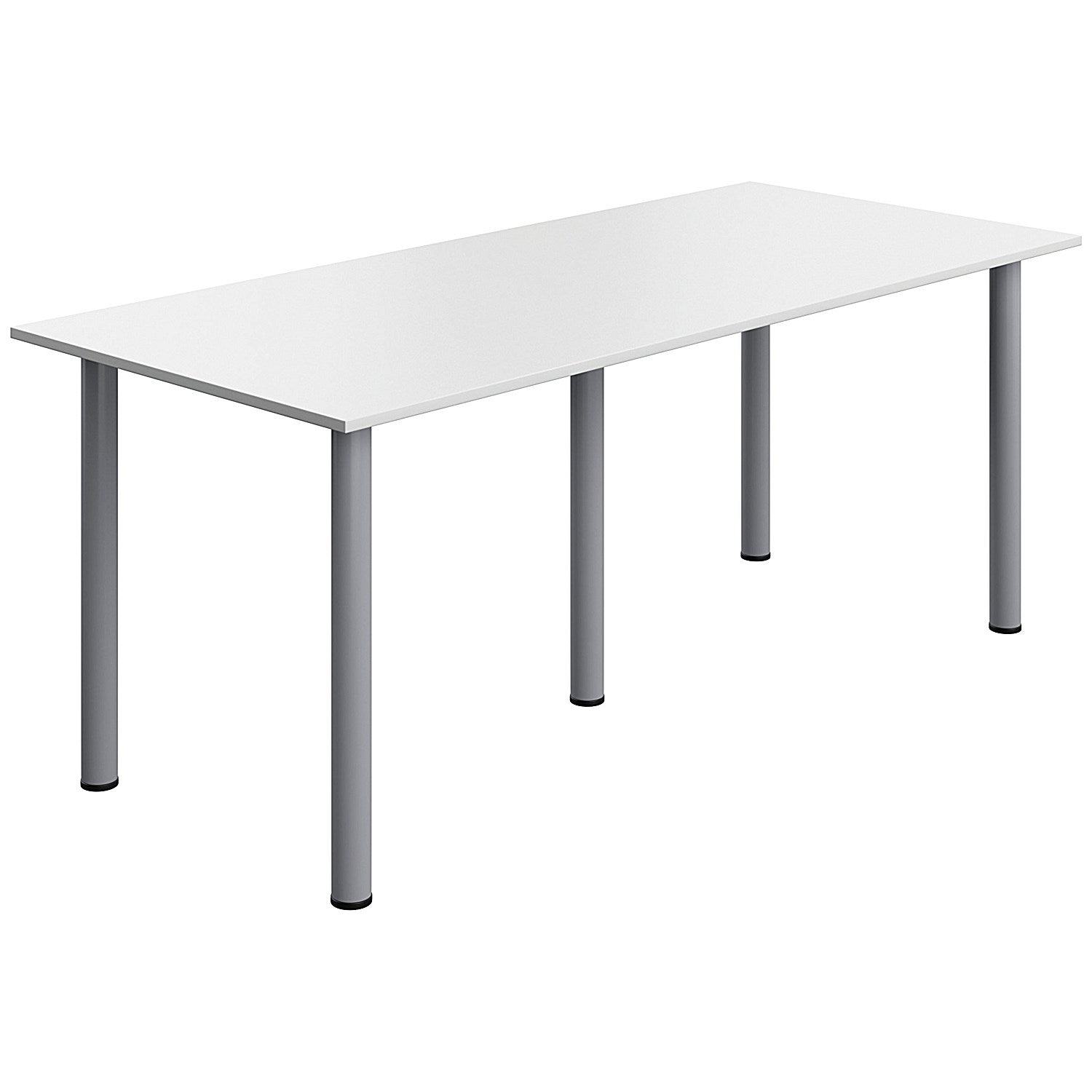Serrion Pole Leg Rectangular Table, 1800x800mm, White Easy2Order : KF800284