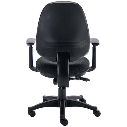 Two Lever Sheaf Operator Chair Charcoal with Adjustable Arms Easy2Order : KF800374
