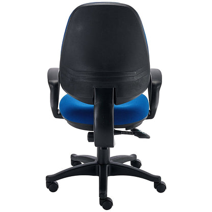 Two Lever Sheaf Operator Chair Royal Blue with Fixed Arms Easy2Order : KF800375