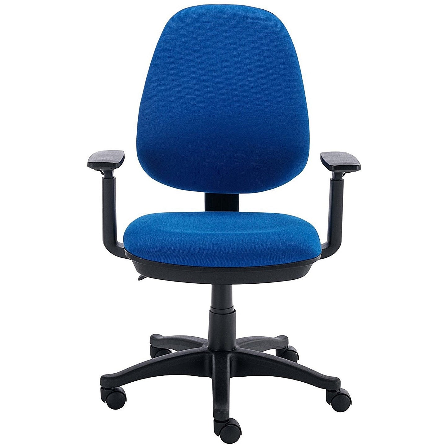 Two Lever Sheaf Operator Chair Royal Blue with Adjustable Arms