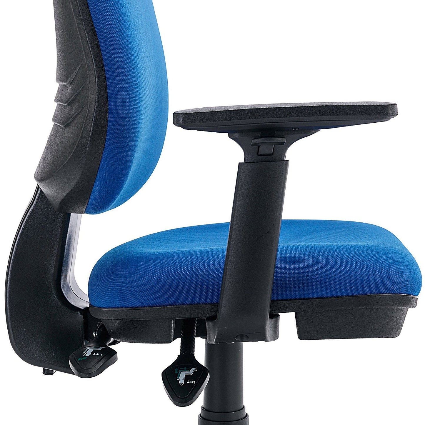 Two Lever Sheaf Operator Chair Royal Blue with Adjustable Arms Easy2Order : KF800376
